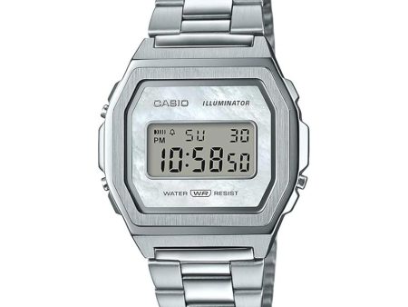 Reloj Casio Vintage A1000D-7EF Caja Metálica Plateado Sale