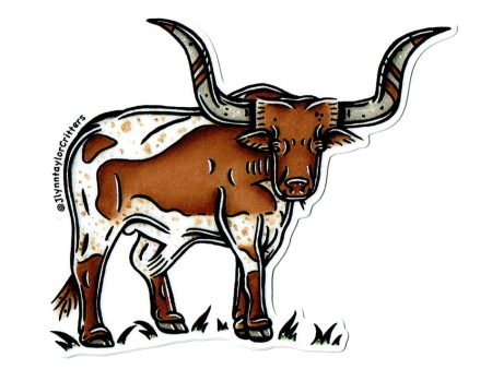 Texas Longhorn Sticker For Cheap