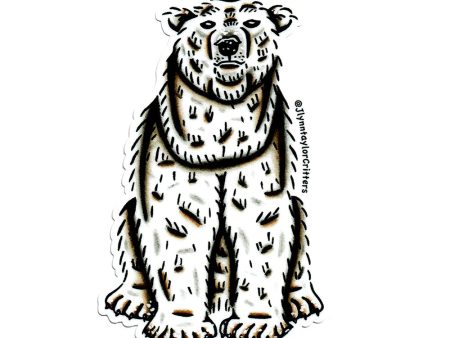 Polar Bear Sticker For Sale