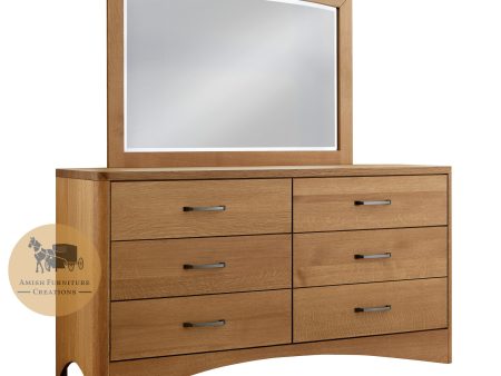 Winslow 6 Drawer Dresser with Mirror Online Hot Sale