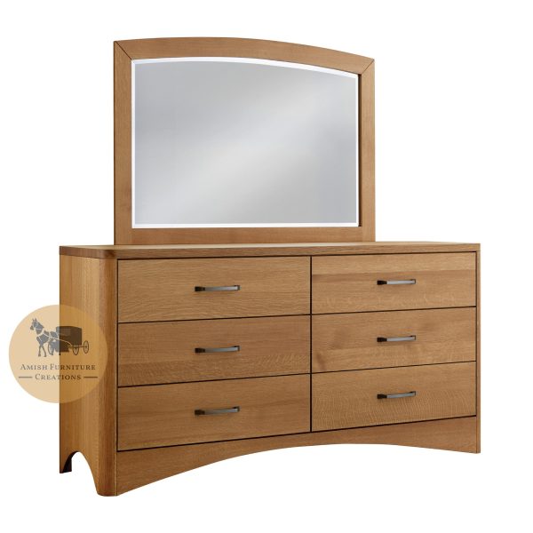 Winslow 6 Drawer Dresser with Mirror Online Hot Sale