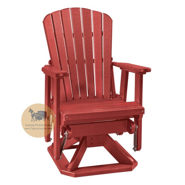 LAP Outdoor Poly Lumber Fan Back Swivel Glider Online Hot Sale