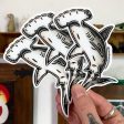 Scalloped Hammerhead Shark Sticker Discount