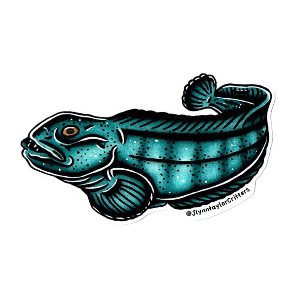 Atlantic Wolffish Sticker For Cheap