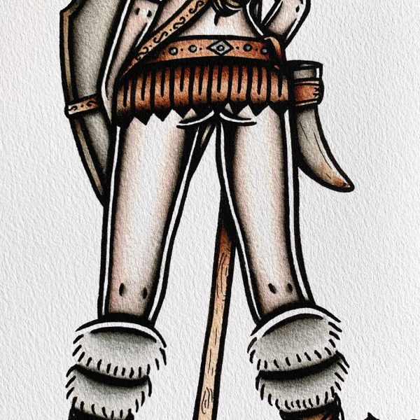 Viking Pinup Print Online Hot Sale