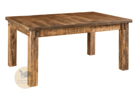 Houston Leg Table - Rough Sawn Online Sale