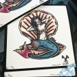 Clamshell Mermaid Print For Discount