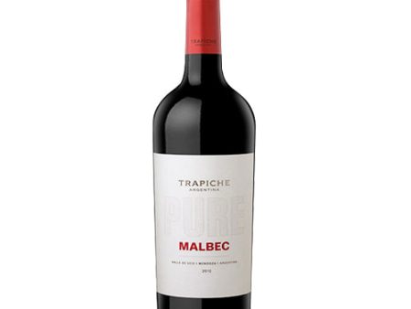 VINO TINTO TRAPICHE PURE MALBEC 750 ML Online Sale