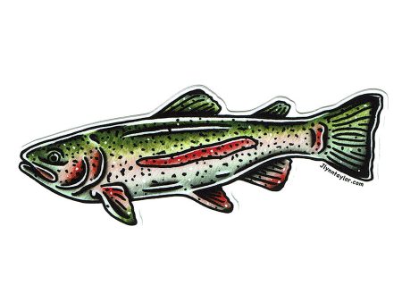 Rainbow Trout Sticker Cheap