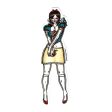 Miss Snow Pinup Sticker Online Hot Sale