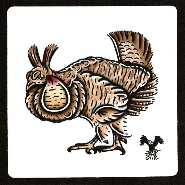 Greater Prairie Chicken Original Painting Supply