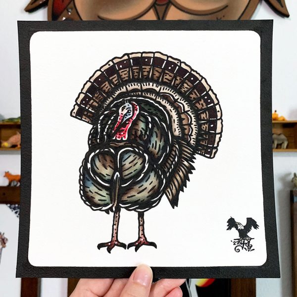 Wild Turkey Original Painting Online