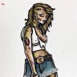 Zombie Pinup Original Painting Online Sale