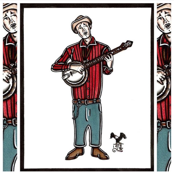 Stringbean Original Painting For Discount