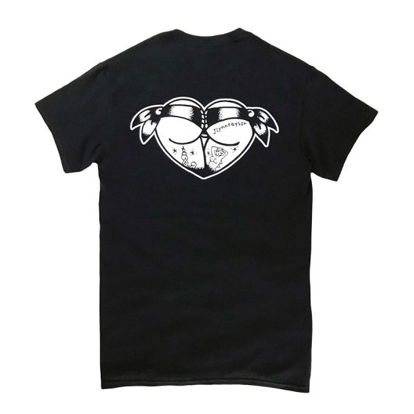 Scrunch Butt Heart Mens Tee Cheap