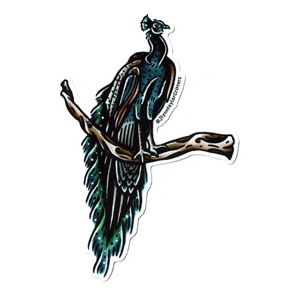 Indian Peafowl (Peacock) Sticker Fashion