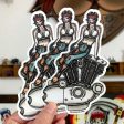 Ironhead Engine Pinup Sticker For Discount