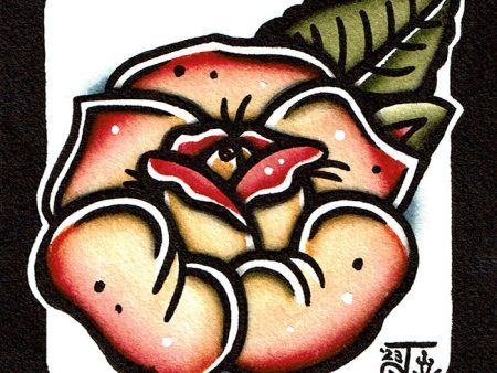 Noble Rose Original Scrap Paper Painting Online Hot Sale