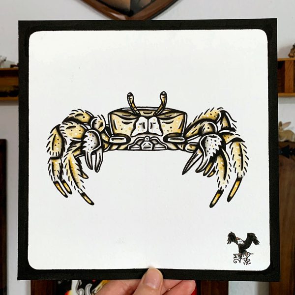 Atlantic Ghost Crab Original Painting Cheap