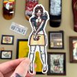 Miss Snow Pinup Sticker Online Hot Sale