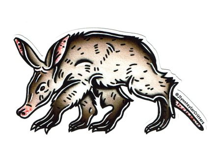 Aardvark Sticker Online Sale