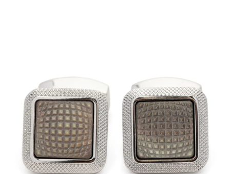 Palladium Squared Cufflinks Hot on Sale