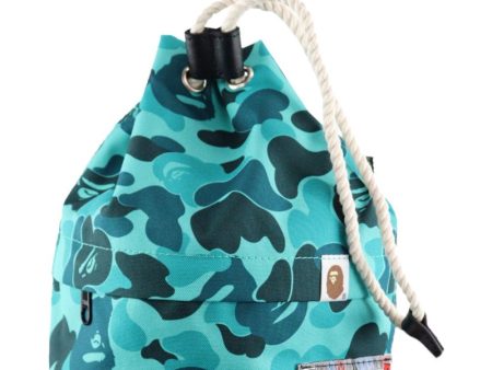 X Bape Camouflage-Print Bucket Bag Online Hot Sale