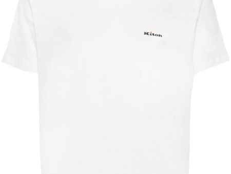 Embroidered-Logo Cotton T-Shirt For Cheap