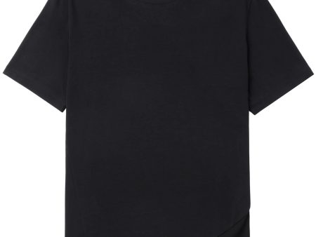 Round-Neck Cotton T-Shirt For Cheap