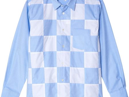 Check-Pattern Cotton Shirt For Cheap