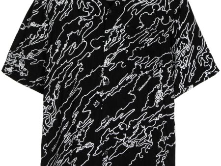 Maha Basquiat Abstract-Print Shirt For Discount