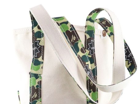 X Bape Camouflage-Print Tote Bag For Sale