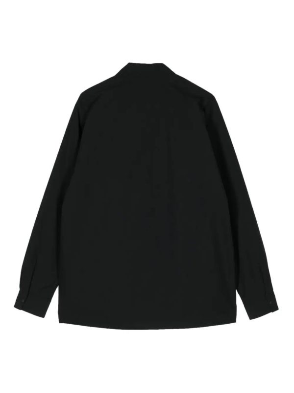 Logo-Embroidered Long-Sleeve Shirt Supply