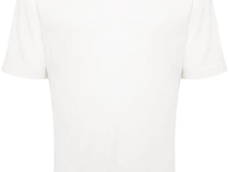 Crew-Neck Silk-Blend T-Shirt For Cheap