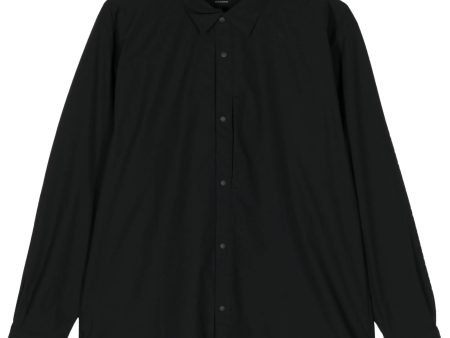 Logo-Embroidered Long-Sleeve Shirt Supply